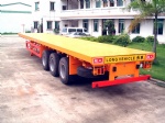 13m Heavy Flatbed Container Cargo Semi Trailer