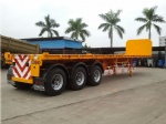 40英尺3轴拖拉机平板拖车重型卡车半效用